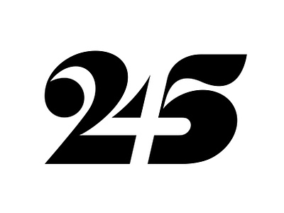 245 branding design identity illustration logo logotype mark numbers symbol