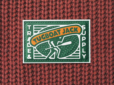 Tugboat Jack Portage Woven Label canoe clothing brand kayak logo portage