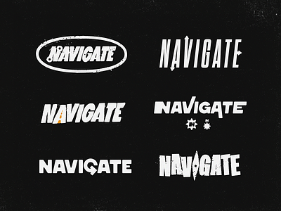 ⤴️ 🧭 🗺️📍↪️ band branding design graphic design logo music navigate type typography