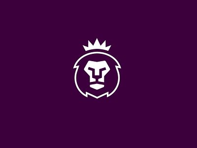 KPL LOGO brand branding crown football head king lion logo logo designer media news premier league royal soccer sport