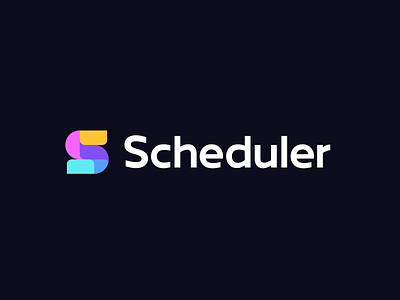 Scheduler - software logo abstract branding callendar identity logo recources s s logo schedule software symbol tech technology